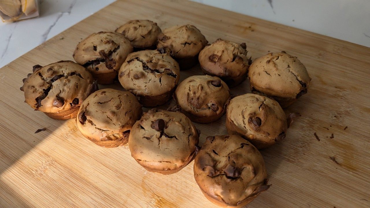Muffins au beurre de cacahuète